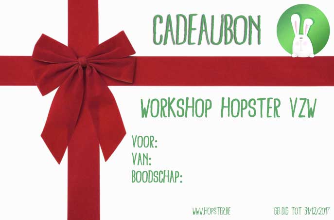 cadeaubon | Konijnenadviesbureau Hopster